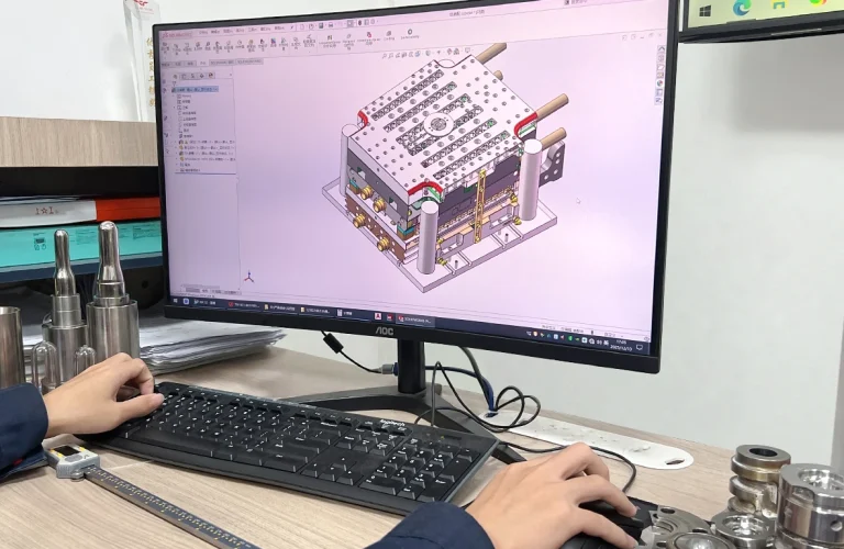 Bottle preform mold drawings